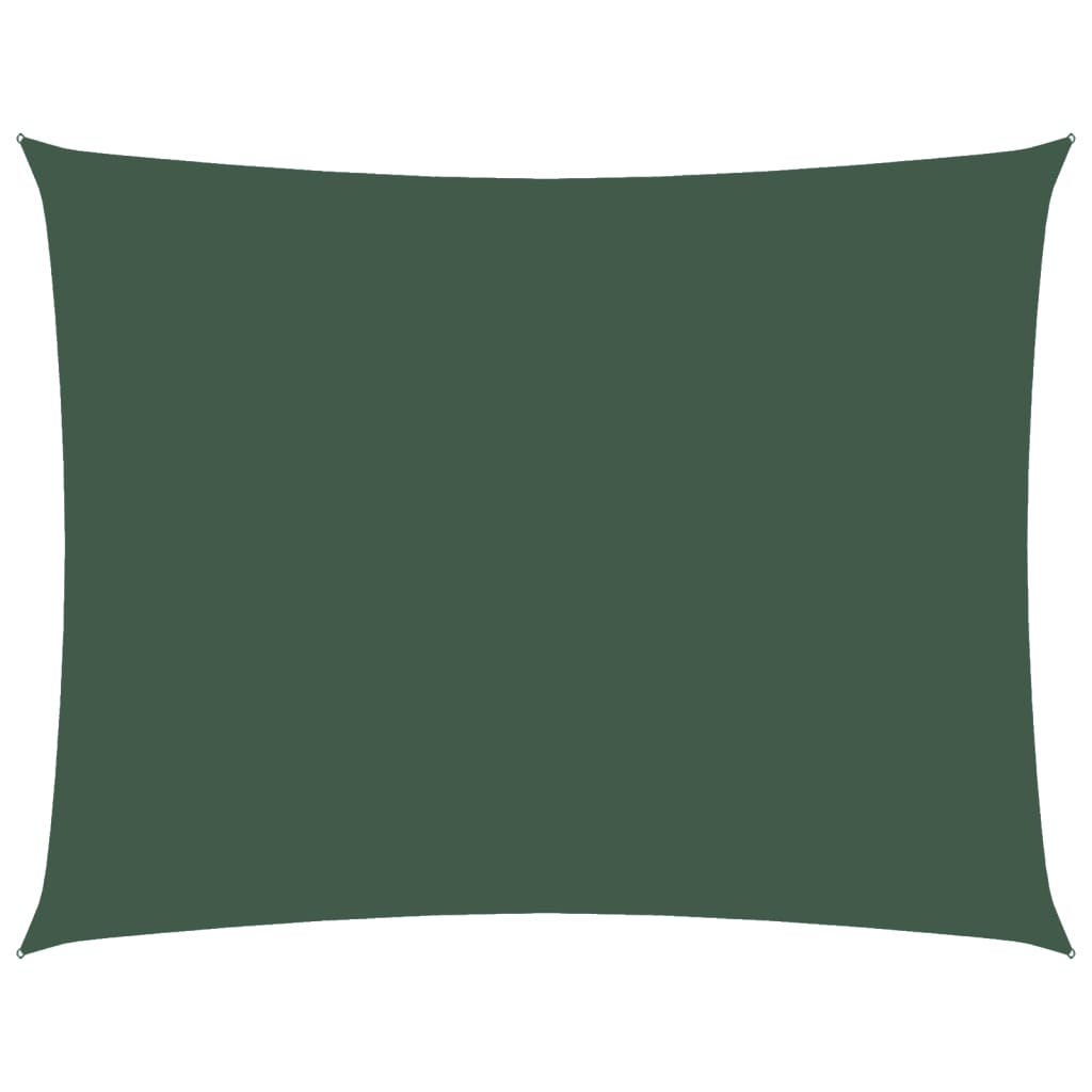 Vidaxl Sunshade Rectangular 2.5x3.5 m Oxford Fabric de color verde oscuro