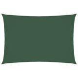 Vidaxl Sunshade rektangulær 3x5 m oxford stof mørkegrøn