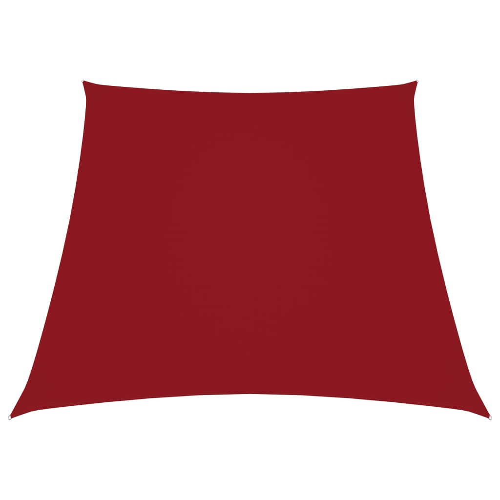 Vidaxl Zonnezeil Trapezium 2 4x3 M Oxford tkanina rdeča