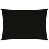 Vidaxl Sunshade Rectangular 3x5 M Oxford Fabric Black