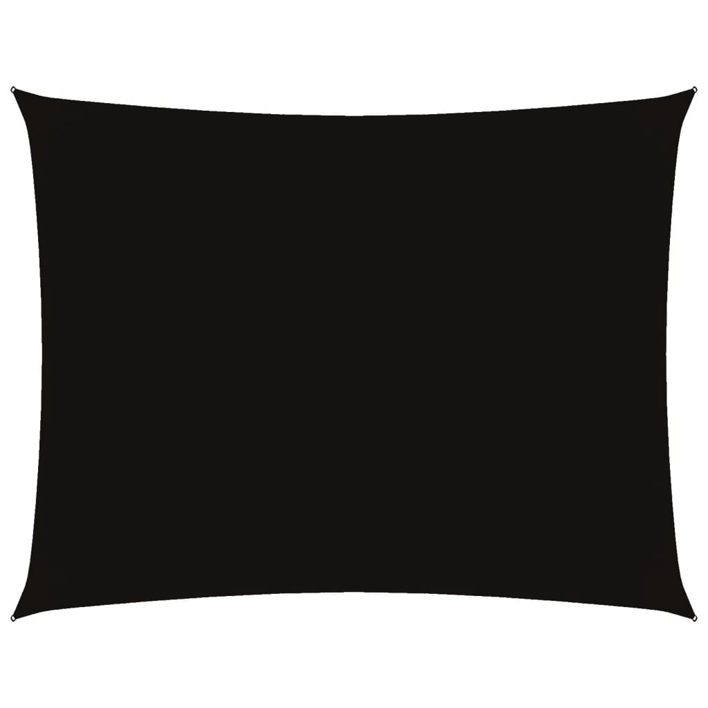 Vidaxl SunShade Obdélníkové 4x5 m oxford textilie černá