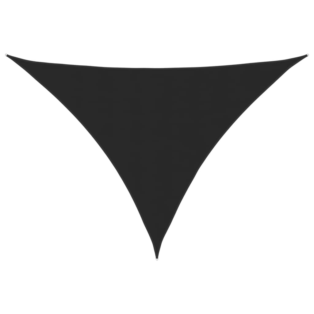 Vidaxl Sunshade Triangular 4x4x5,8 m Oxford Stof sort sort