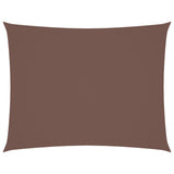 Vidaxl Sun Shade Rectangular 2x3 M tessuto Oxford marrone