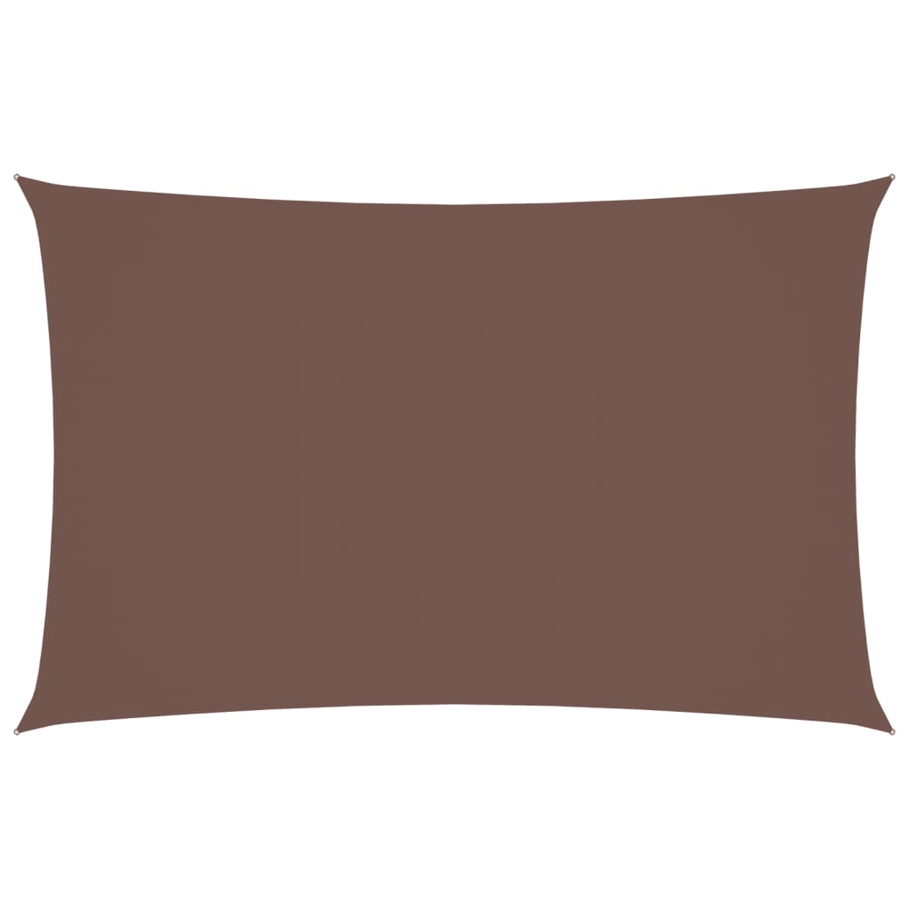 Vidaxl Sunshade Rectangular 2x5 M Oxford Fabric Brown