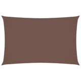 Vidaxl Sunshade Rectangular 2x5 M Oxford Fabric Brown