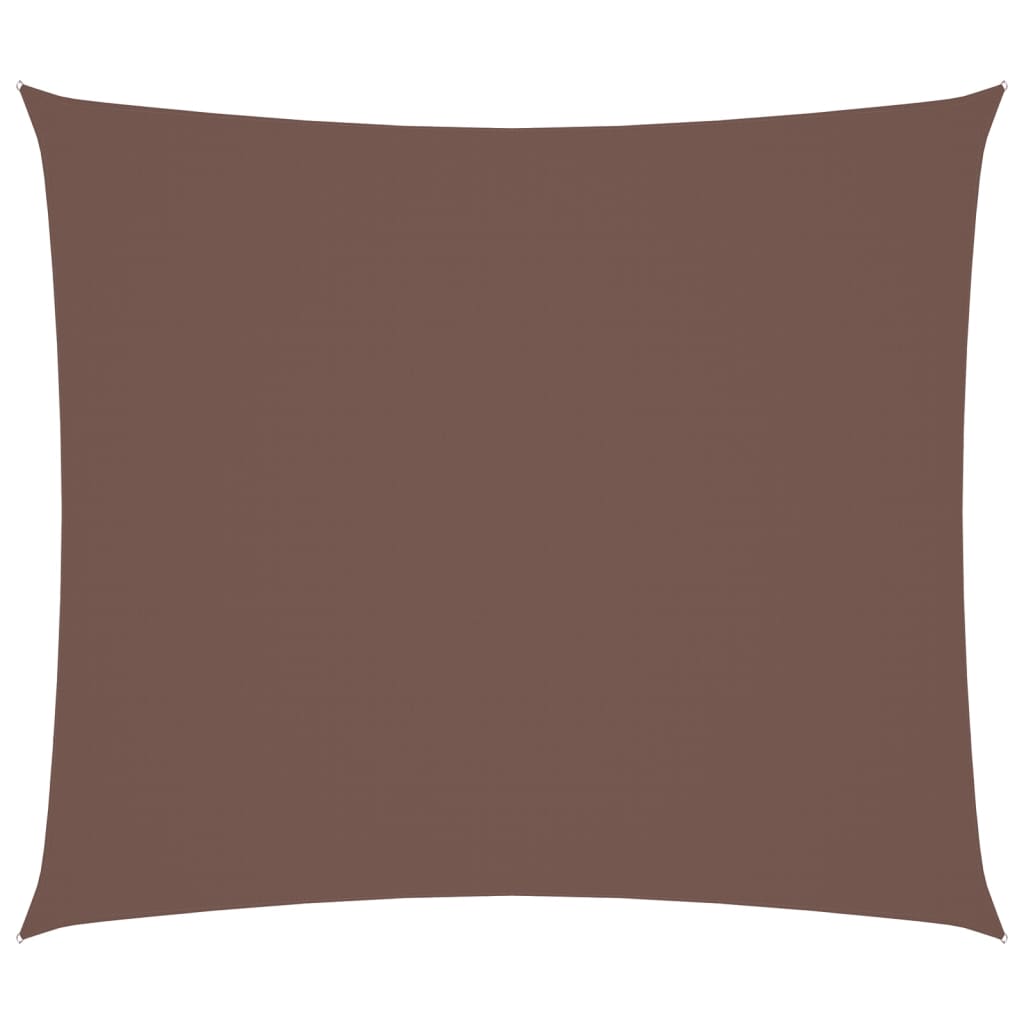 Vidaxl Sun Shade Rectangular 2.5x3 M tessuto Oxford marrone