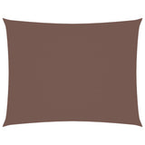 Vidaxl Sun Shade Rectangular 3x4,5 M tessuto Oxford marrone