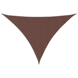 Vidaxl awning triangular 4x4x5.8 m oxford fabric brown