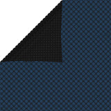 Vidaxl Pool Foil Solar Floating 450x220 cm PE noir et bleu