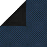 Vidaxl Pool Foil Solar Floating 488x244 cm PE noir et bleu