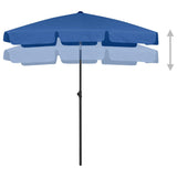 Vidaxl strandpharolsol 180x120 cm azure blo