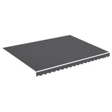 Tissu de remplacement de Vidaxl pour Luifel 4,5x3,5 M anthracite -colored