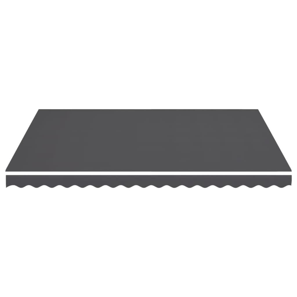 Tissu de remplacement de Vidaxl pour Luifel 4,5x3,5 M anthracite -colored
