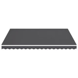 Tissu de remplacement de Vidaxl pour Luifel 4,5x3,5 M anthracite -colored