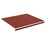 Vidaxl replacement cloth for Luifel 4x3.5 m orange and brown