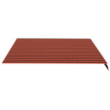 Vidaxl replacement cloth for Luifel 4x3.5 m orange and brown