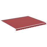 Tela de reemplazo de Vidaxl para Luifel 4x3.5 M Burdeos rojo