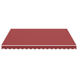 Tela de reemplazo de Vidaxl para Luifel 4x3.5 M Burdeos rojo