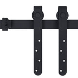 Ensemble de suspension Vidaxl pour une mini-porte en acier au carbone de 200 cm