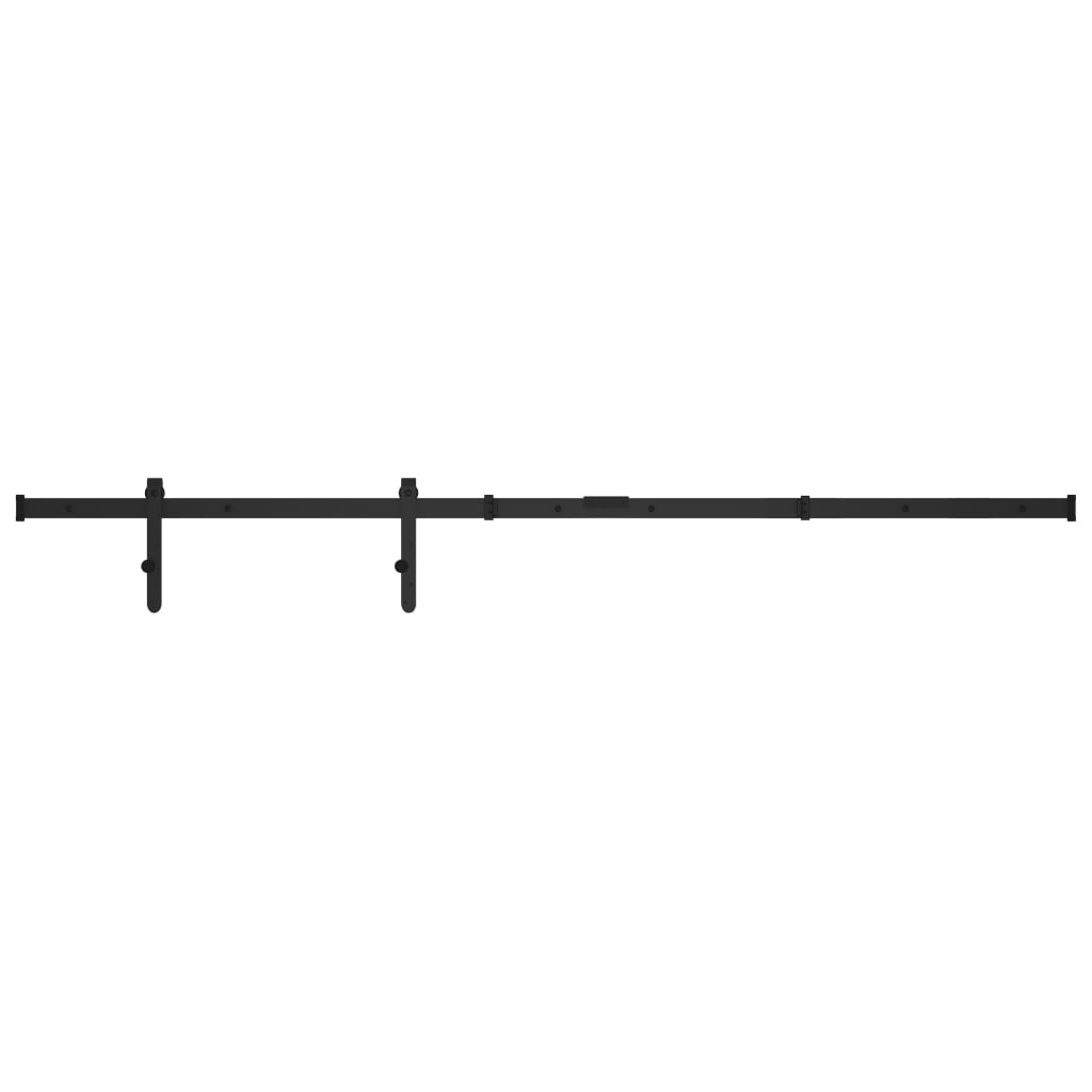 Ensemble de suspension Vidaxl pour une mini-porte en acier au carbone 152 cm