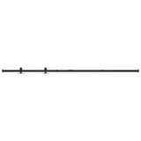 Ensemble de suspension Vidaxl pour une mini-porte en acier au carbone de 200 cm