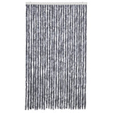 Vidaxl Fly Curtain 118x220 cm Chenille sølvfarget