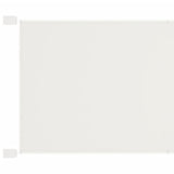 Vidaxl luifel vertikální 60x600 cm oxfordská textilie bílá