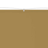 Vidaxl luifel pionowy 140x1200 cm Oxford Tabil Beige