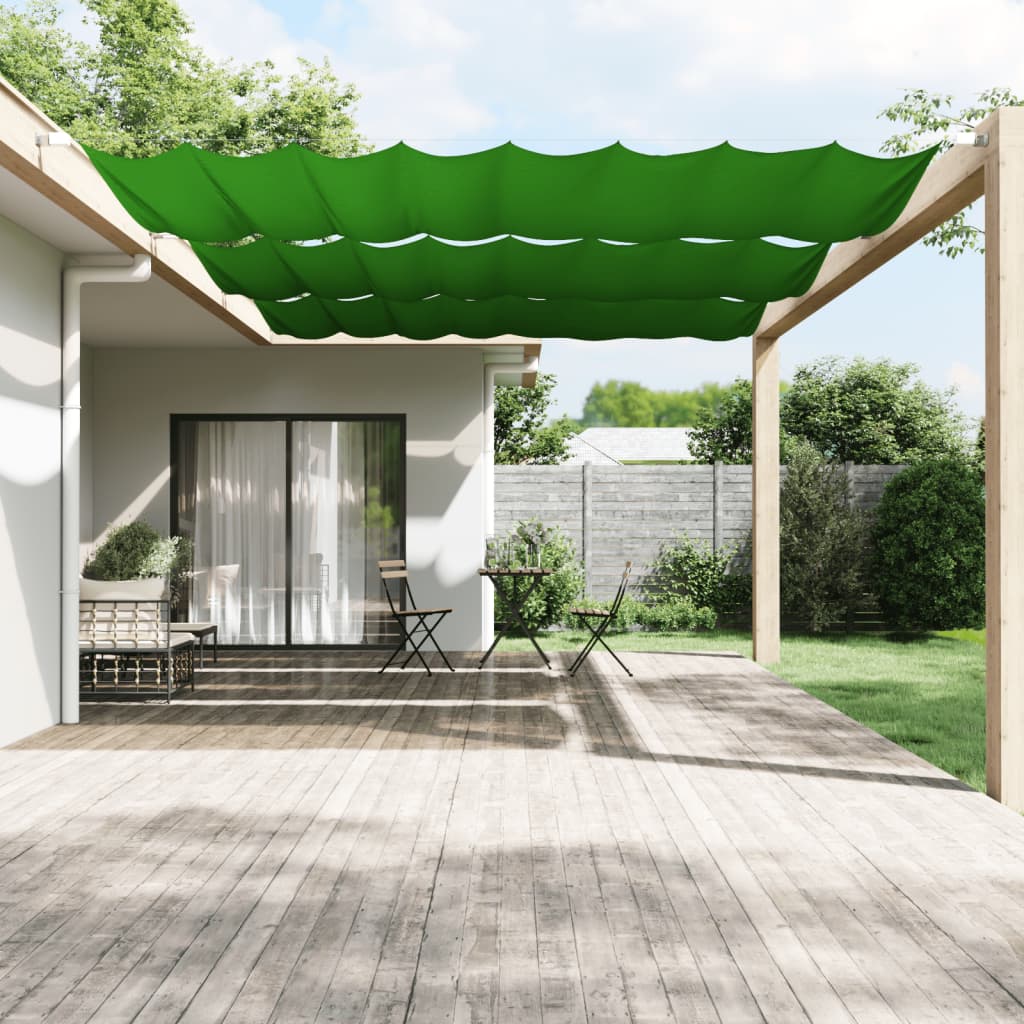 Vidaxl Luifel Vertikal 250 x 360 cm Oxford Stoff hellgrün