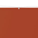 Vidaxl Luifel Vertical 140x360 cm Oxford Stof Terracotta -farvet