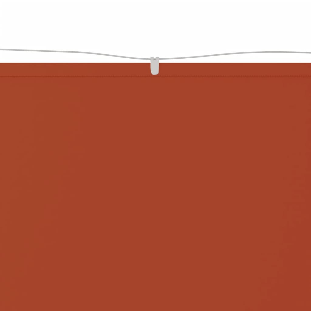 Vidaxl liifel vertikal 140x600 cm Oxford Stoff Terrakotta -kotta