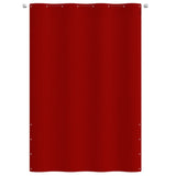 Écran de balcon Vidaxl 160x240 cm Oxford Fabric Red