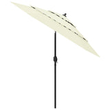 Vidaxl Parasol 3-layer with aluminum pole 2.5 m sand-colored