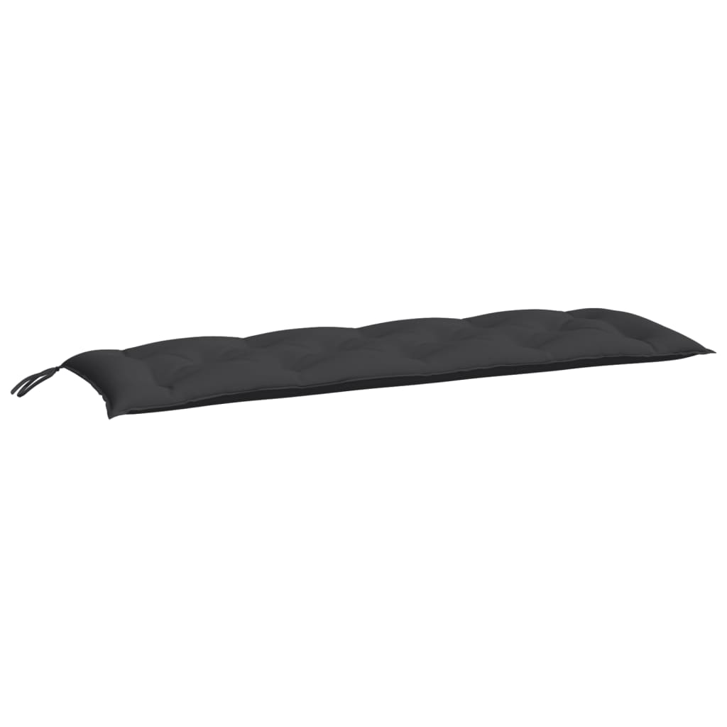 Vidaxl Garden Bench Pude 150x50x7 cm Oxford Stof sort