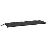 Vidaxl Garden Bench Pude 150x50x7 cm Oxford Stof sort