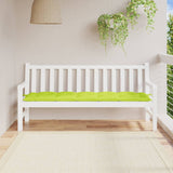 Vidaxl Garden bench cushion 180x50x7 cm Oxford fabric clear green