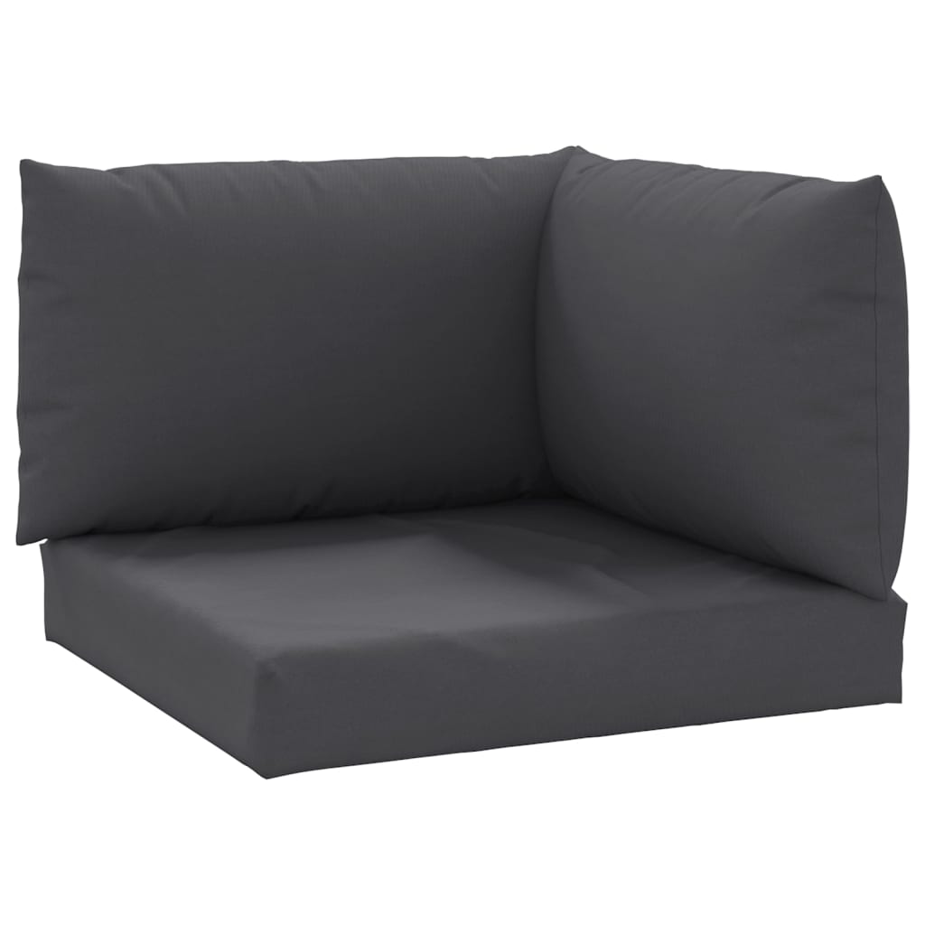 Vidaxl Palletkuddar 3 St Oxford Fabric Anthracite