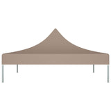 Techo de carpa de fiesta de Vidaxl 270 g m² 3x3 m taupe