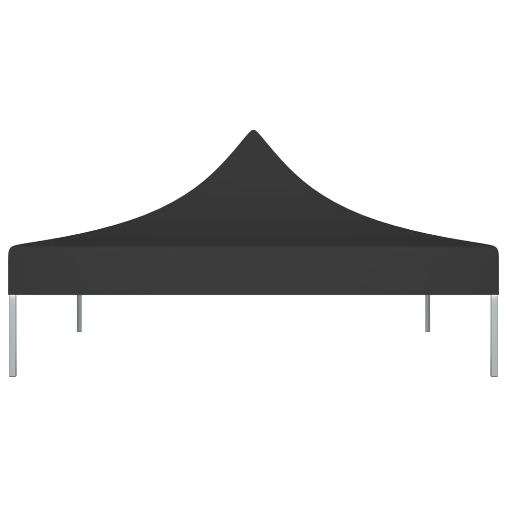 Střecha stanu Vidaxl Party 270 g m² 3x3 m černá