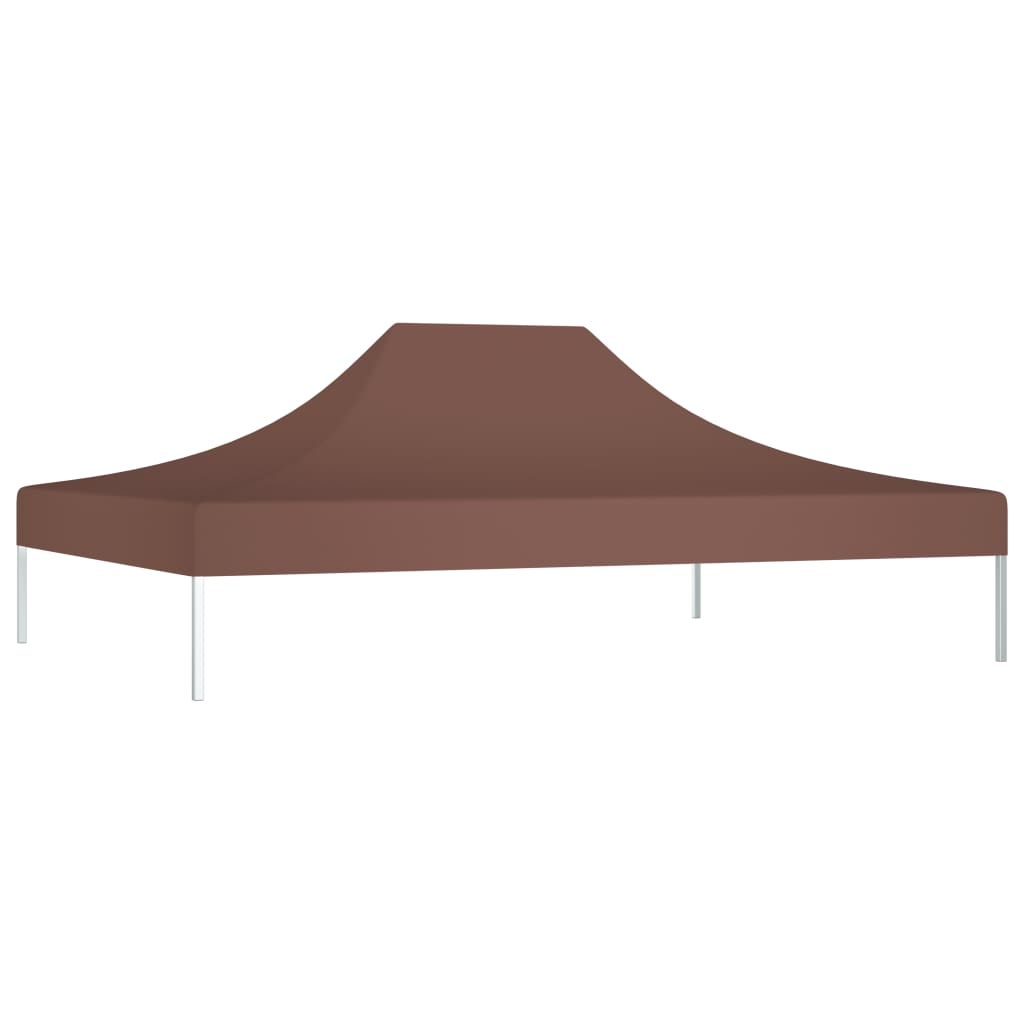 Střecha stanu Vidaxl Party 270 g m² 4,5x3 m hnědá