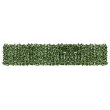 Écran de balcon Vidaxl avec feuilles vert foncé 400x75 cm