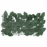 Écran de balcon Vidaxl avec feuilles vert foncé 500x75 cm