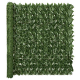 Écran de balcon Vidaxl avec feuilles vert foncé 300x150 cm