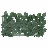 Écran de balcon Vidaxl avec feuilles vert foncé 300x150 cm