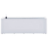 Vidaxl fioriera in alto con sistema auto -impiegato 100x43x33 cm bianco