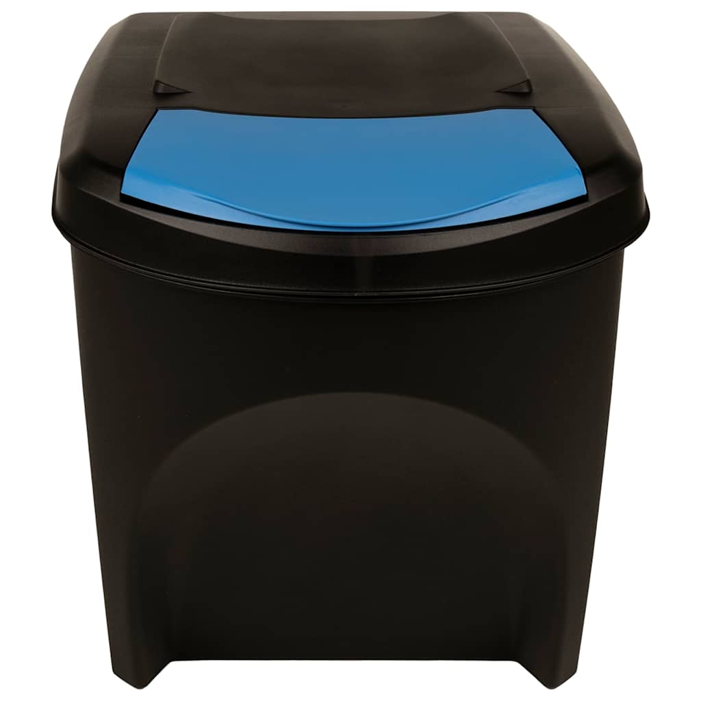 VIDAXL CANDS CANS 4 ST STACKABLE 100 L ANTHRATITE -OCOLORED