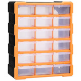 Vidaxl Organisator mat 18 mëtteldéngten 38x16x47 cm