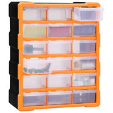 Vidaxl Organisator mat 18 mëtteldéngten 38x16x47 cm