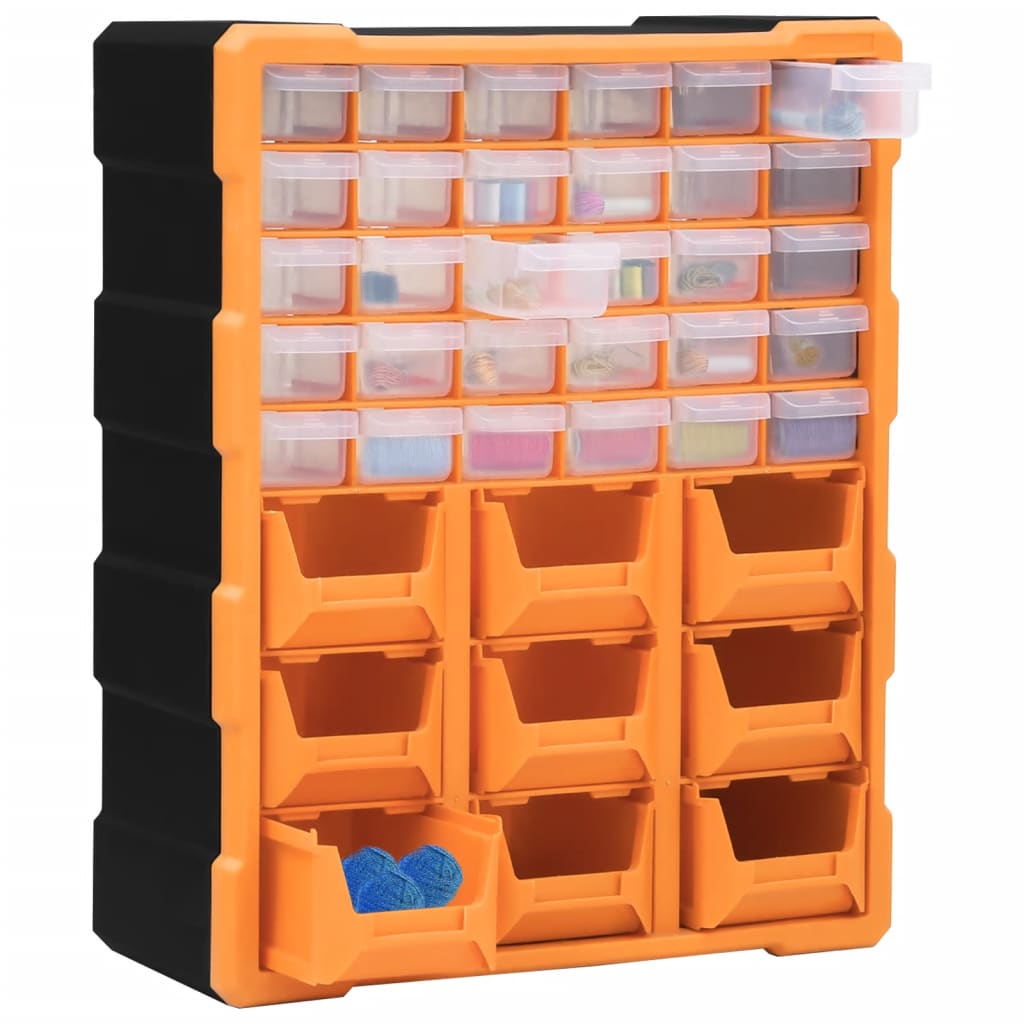 Vidaxl Organizer with 39 drawers 38x16x47 cm