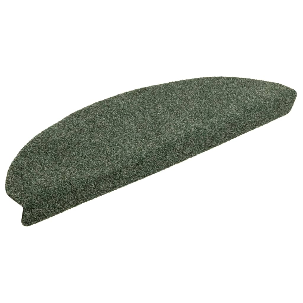 Vidaxl Stair Mats auto-adhésif 10 ST 65x21x4 cm aiguille en feutre vert